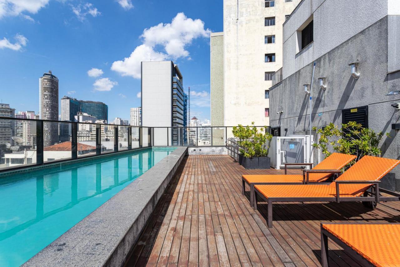 Apartamento Aurora Paulistana A Passos Do Metro Republica São Paulo Exterior foto